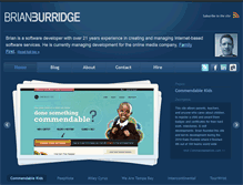 Tablet Screenshot of brianburridge.com
